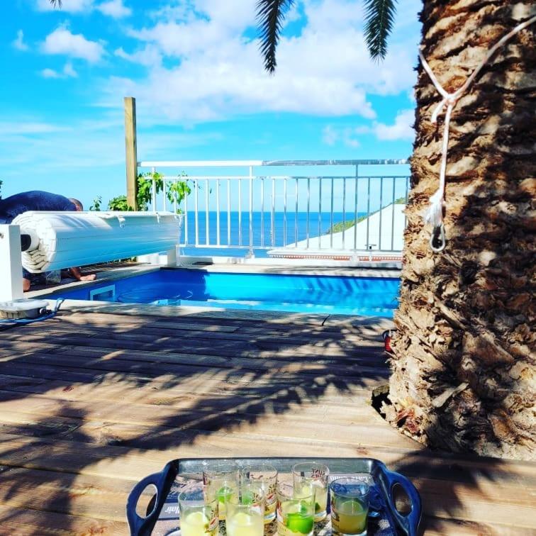 Rose Phoenix Rez-De-Jardin Piscine Et Vue Mer Les Anses-d'Arlets Exterior photo